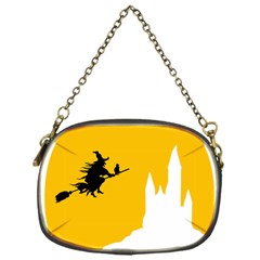 Castle Cat Evil Female Fictiona Chain Purses (one Side)  by Nexatart