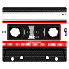 Compact Cassette Musicassette Mc Double Sided Flano Blanket (small)  by Nexatart