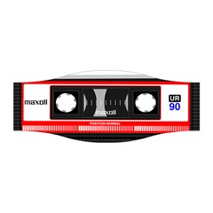 Compact Cassette Musicassette Mc Stretchable Headband by Nexatart