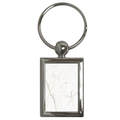 White Marble Tiles Rock Stone Statues Key Chains (rectangle)  by Nexatart