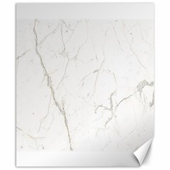 White Marble Tiles Rock Stone Statues Canvas 8  X 10  by Nexatart