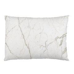 White Marble Tiles Rock Stone Statues Pillow Case by Nexatart