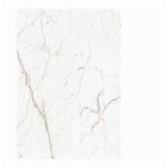 White Marble Tiles Rock Stone Statues Small Garden Flag (two Sides) by Nexatart