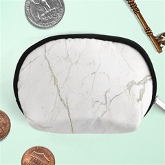 White Marble Tiles Rock Stone Statues Accessory Pouches (medium)  by Nexatart