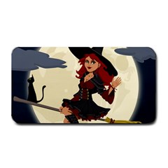 Witch Witchcraft Broomstick Broom Medium Bar Mats by Nexatart