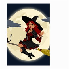 Witch Witchcraft Broomstick Broom Small Garden Flag (two Sides) by Nexatart