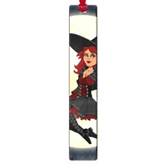 Witch Witchcraft Broomstick Broom Large Book Marks by Nexatart