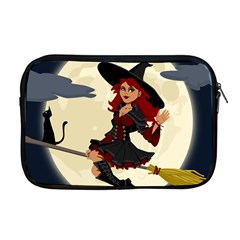 Witch Witchcraft Broomstick Broom Apple Macbook Pro 17  Zipper Case