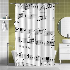 Abuse Background Monochrome My Bits Shower Curtain 48  X 72  (small)  by Nexatart