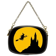 Castle Cat Evil Female Fictional Chain Purses (one Side)  by Nexatart