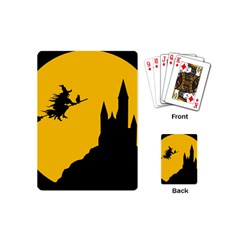 Castle Cat Evil Female Fictional Playing Cards (mini)  by Nexatart