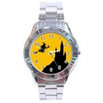 Castle Cat Evil Female Fictional Stainless Steel Analogue Watch Front