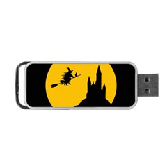 Castle Cat Evil Female Fictional Portable Usb Flash (two Sides) by Nexatart