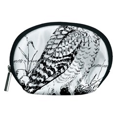 Animal Bird Forest Nature Owl Accessory Pouches (medium)  by Nexatart