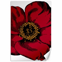 Floral Flower Petal Plant Canvas 20  X 30   by Nexatart