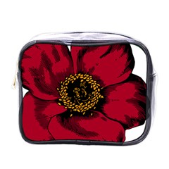 Floral Flower Petal Plant Mini Toiletries Bags by Nexatart