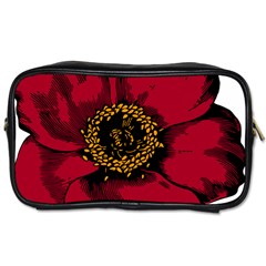 Floral Flower Petal Plant Toiletries Bags by Nexatart