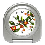 Flower Branch Nature Leaves Plant Travel Alarm Clocks Front