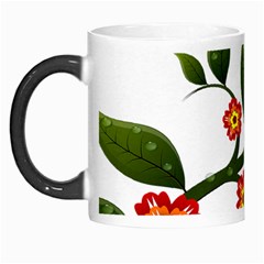 Flower Branch Nature Leaves Plant Morph Mugs by Nexatart