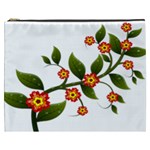 Flower Branch Nature Leaves Plant Cosmetic Bag (XXXL)  Front