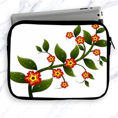 Flower Branch Nature Leaves Plant Apple Ipad 2/3/4 Zipper Cases by Nexatart