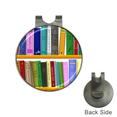 Shelf Books Library Reading Hat Clips With Golf Markers by Nexatart