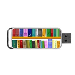 Shelf Books Library Reading Portable Usb Flash (two Sides) by Nexatart