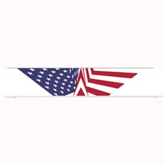 A Star With An American Flag Pattern Small Bar Mats by Nexatart