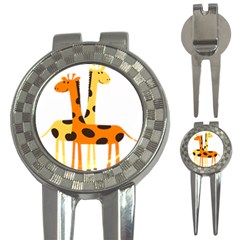 Giraffe Africa Safari Wildlife 3-in-1 Golf Divots by Nexatart