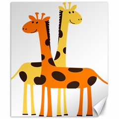 Giraffe Africa Safari Wildlife Canvas 20  X 24   by Nexatart