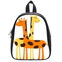 Giraffe Africa Safari Wildlife School Bag (small) by Nexatart