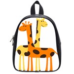 Giraffe Africa Safari Wildlife School Bag (Small) Front