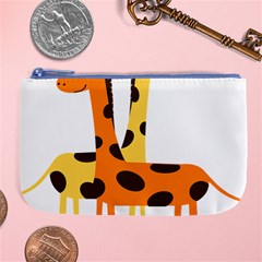 Giraffe Africa Safari Wildlife Large Coin Purse by Nexatart