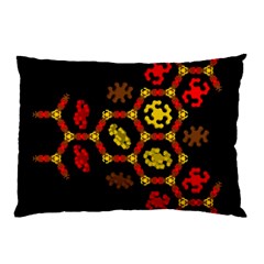 Algorithmic Drawings Pillow Case by Nexatart