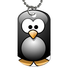 Penguin Birds Aquatic Flightless Dog Tag (one Side) by Nexatart