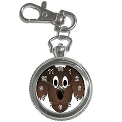 Dog Pup Animal Canine Brown Pet Key Chain Watches by Nexatart