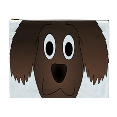 Dog Pup Animal Canine Brown Pet Cosmetic Bag (xl) by Nexatart