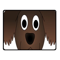 Dog Pup Animal Canine Brown Pet Fleece Blanket (small)