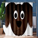 Dog Pup Animal Canine Brown Pet Shower Curtain 60  x 72  (Medium)  60 x72  Curtain