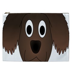 Dog Pup Animal Canine Brown Pet Cosmetic Bag (xxl)  by Nexatart