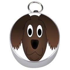 Dog Pup Animal Canine Brown Pet Silver Compasses by Nexatart