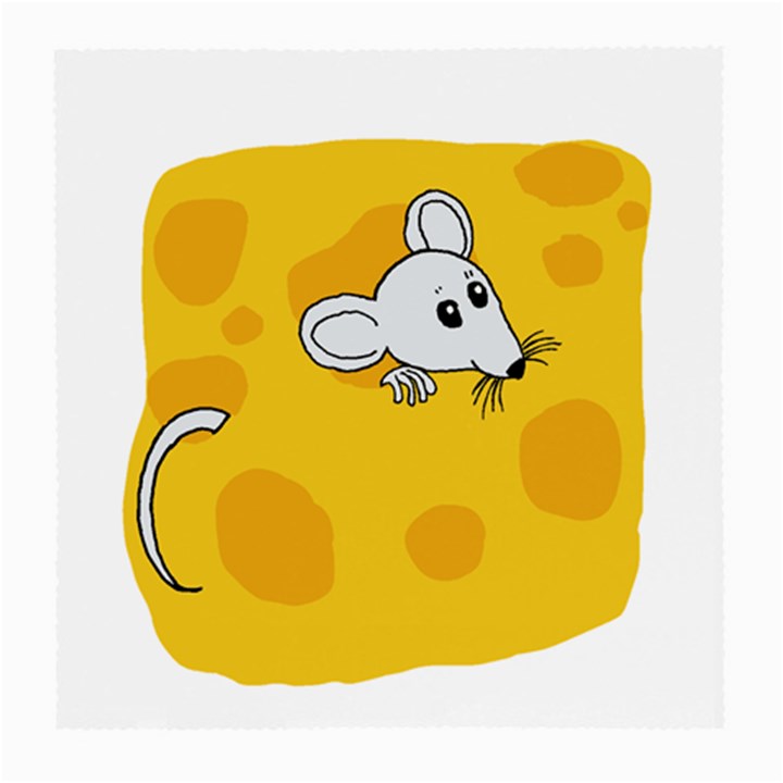 Rat Mouse Cheese Animal Mammal Medium Glasses Cloth (2-Side)