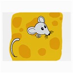 Rat Mouse Cheese Animal Mammal Large Glasses Cloth (2-Side) Front