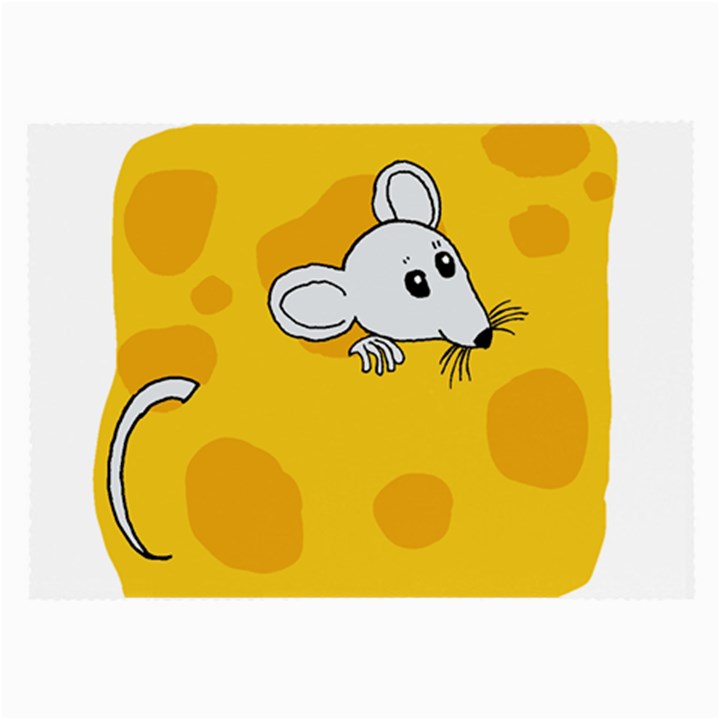 Rat Mouse Cheese Animal Mammal Large Glasses Cloth (2-Side)