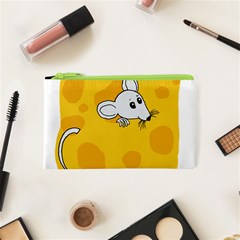 Rat Mouse Cheese Animal Mammal Cosmetic Bag (xs) by Nexatart