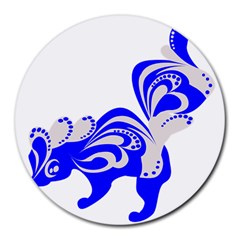 Skunk Animal Still From Round Mousepads by Nexatart