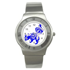 Skunk Animal Still From Stainless Steel Watch by Nexatart