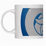 Ram Zodiac Sign Zodiac Moon Star White Mugs Left