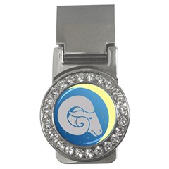 Ram Zodiac Sign Zodiac Moon Star Money Clips (cz)  by Nexatart