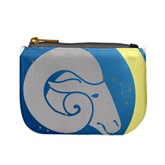 Ram Zodiac Sign Zodiac Moon Star Mini Coin Purses by Nexatart